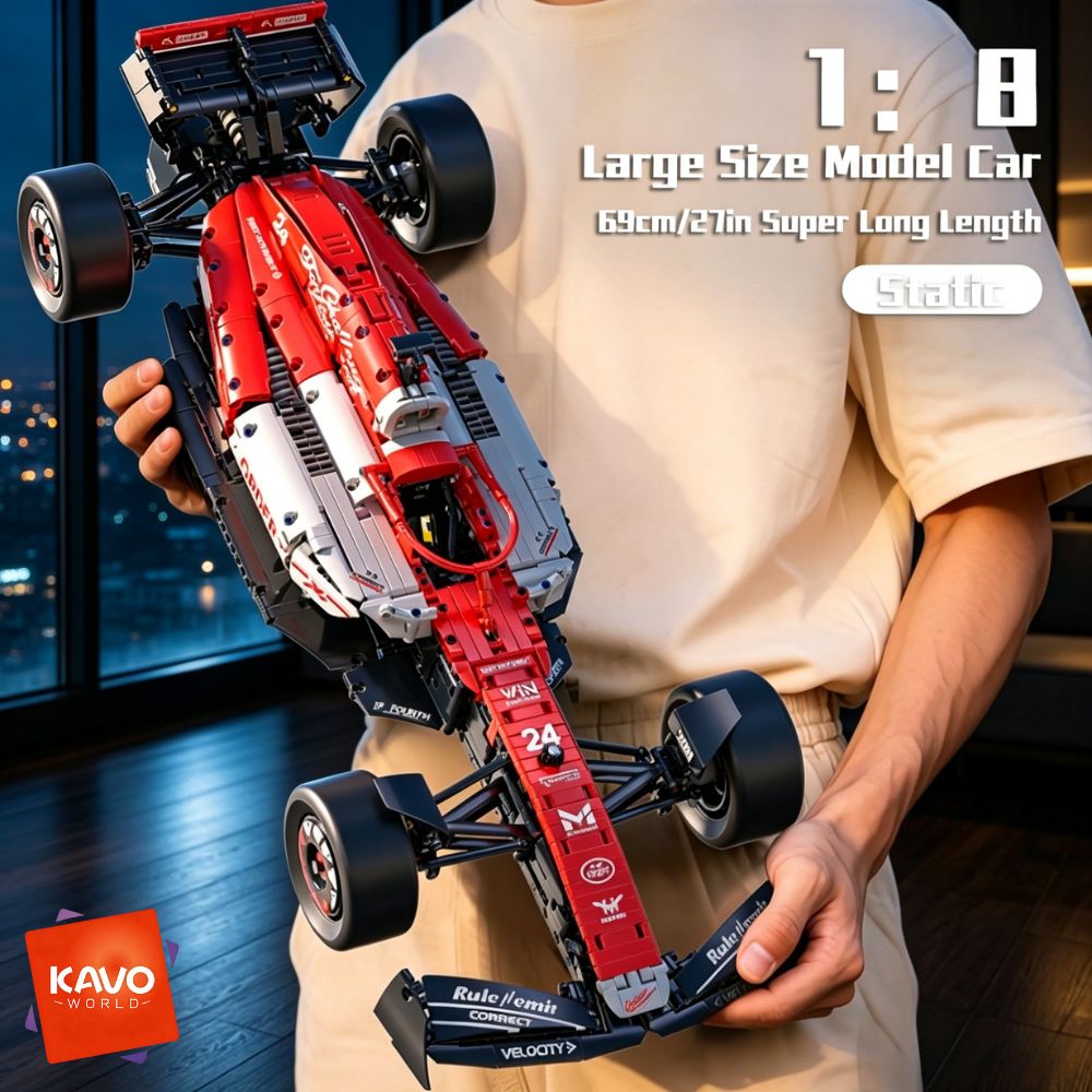 Home Improvement Boys - KAVOWORLD Fórmula Coche Deportivo Rojo y