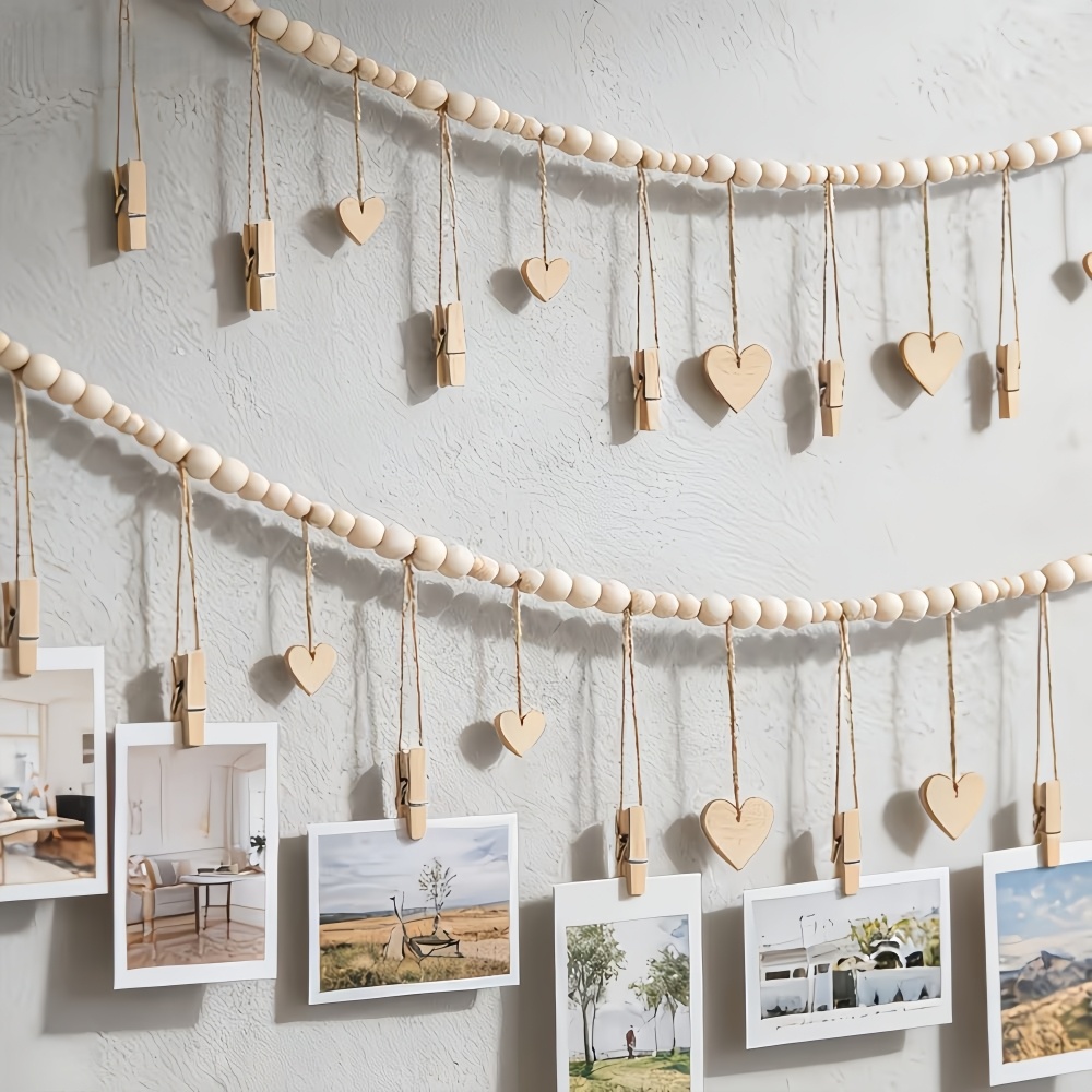 Guirnalda de cuentas con clips - Picture Hanging Strip reseña y precio
