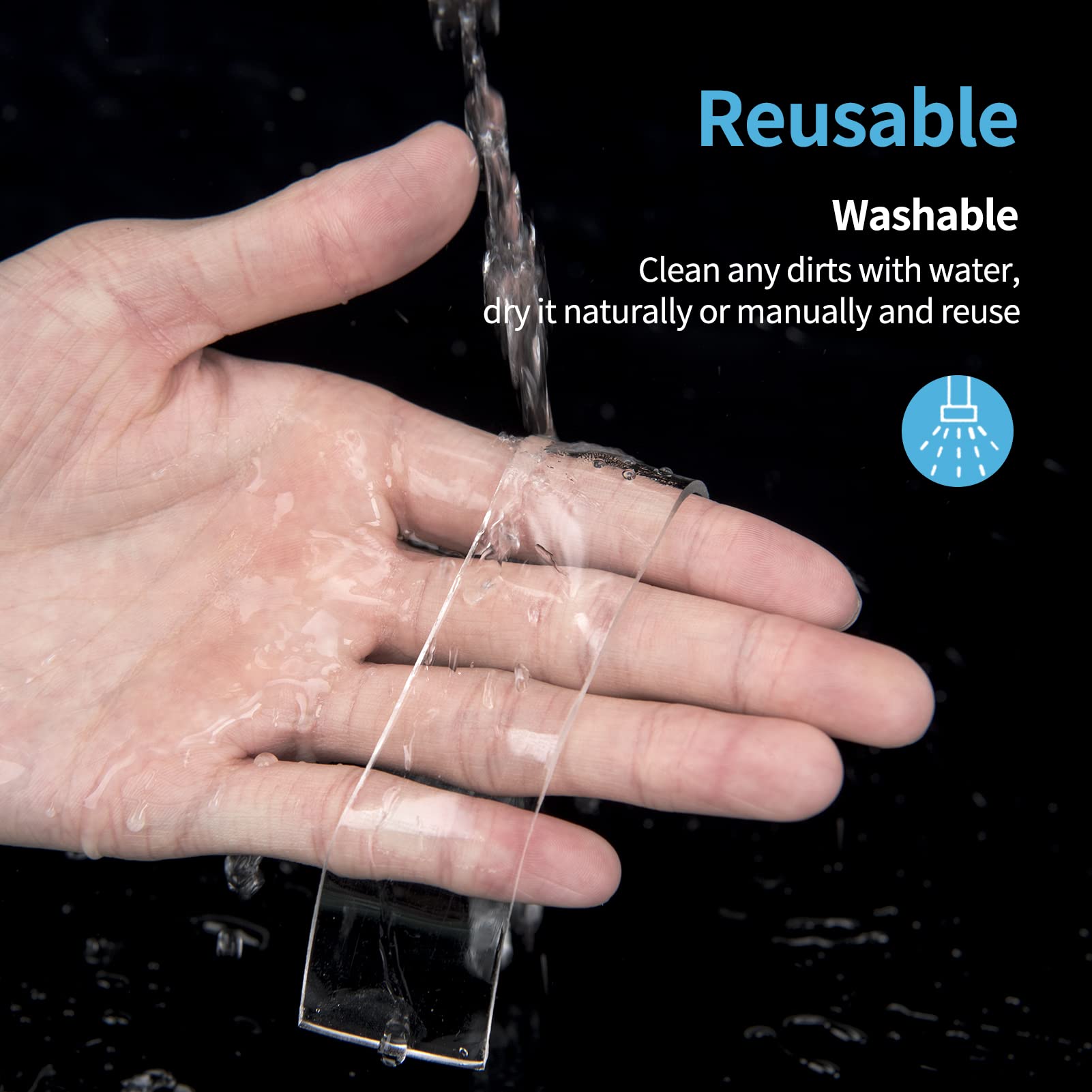 Cinta Nano de doble cara fuert - Picture Hanging Strip reseña y precio